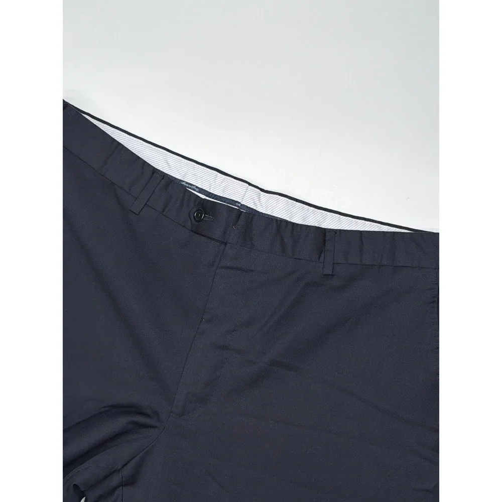 Men's Tailored Navy Blue Dress Pants Made in Italy Size 44‎ 27